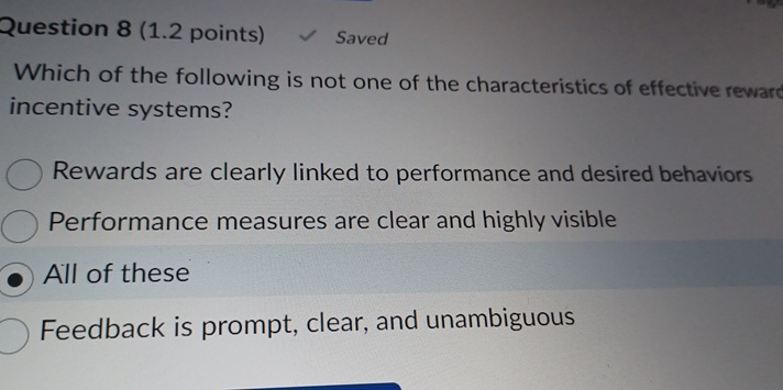  Question 8(1.2 points) Saved Which of the following is not one