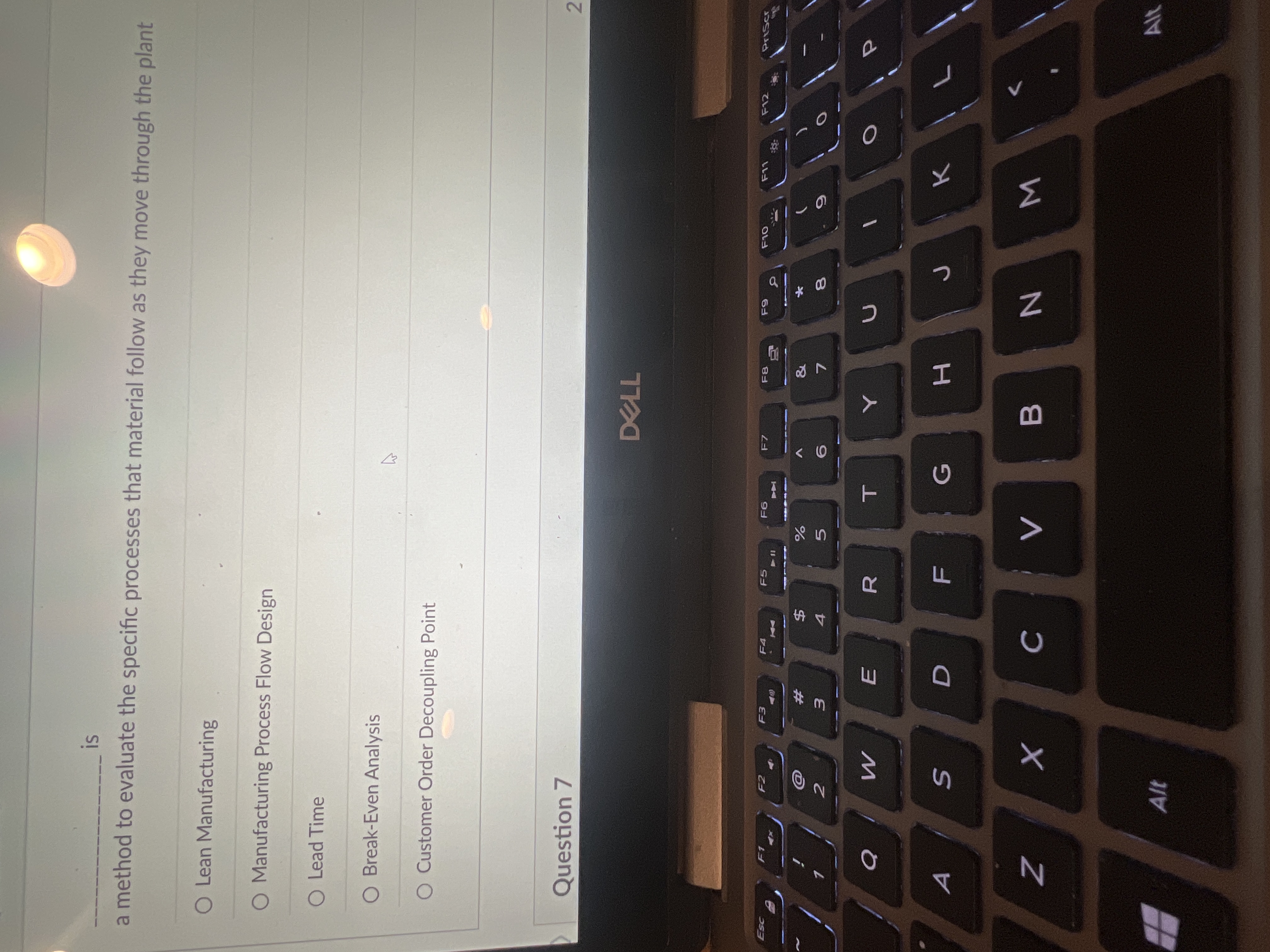 is a method to evaluate the specific processes that material follow