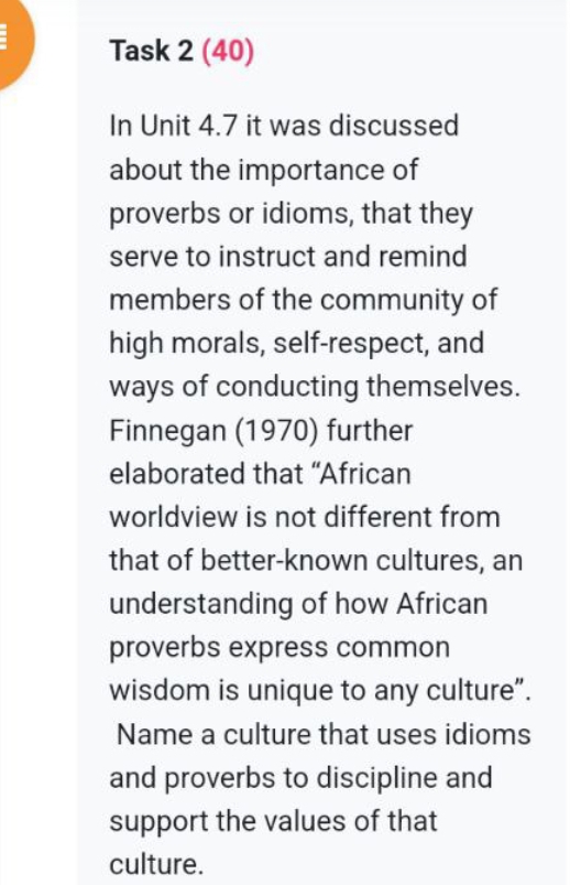  Task 2(40) In Unit 4.7 it was discussed about the importance