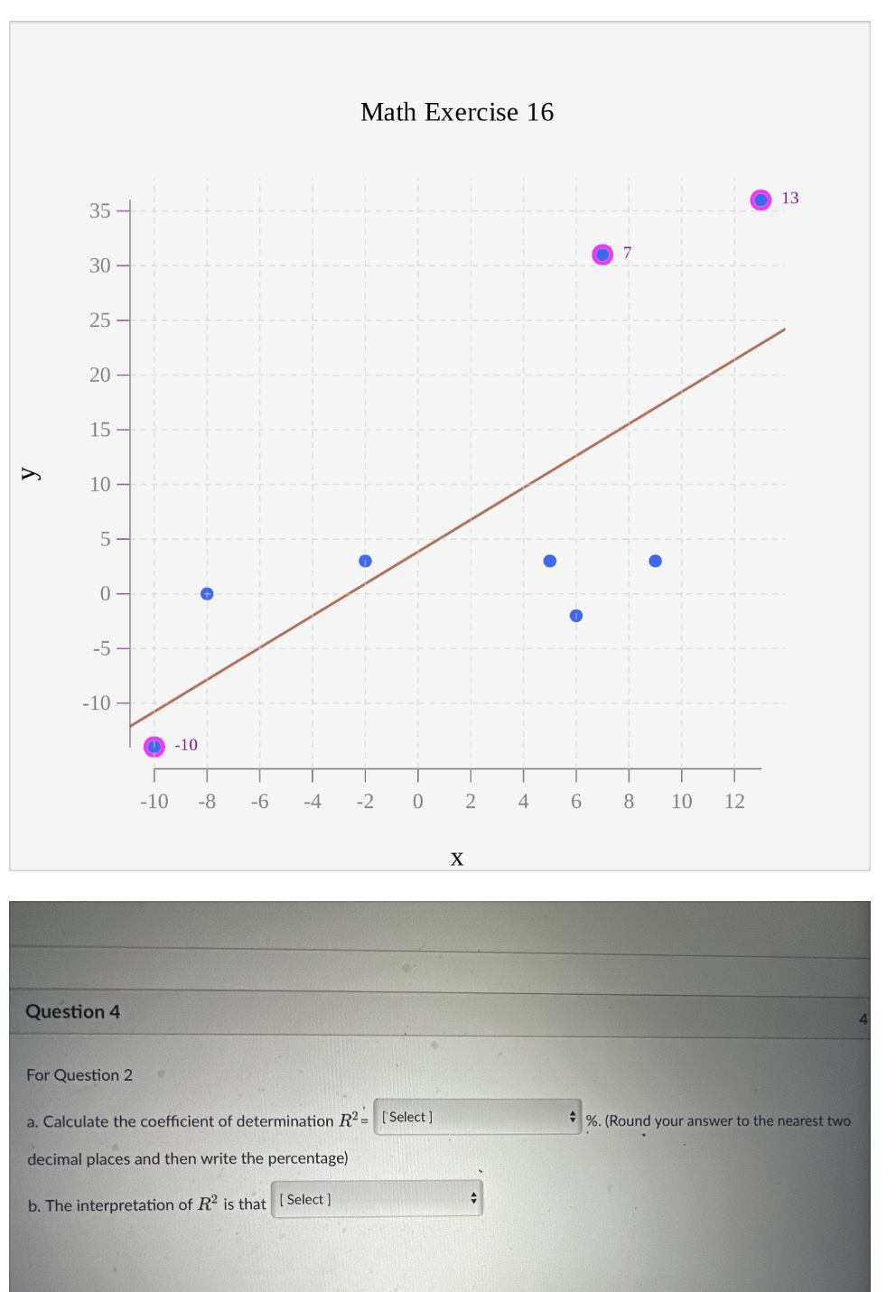  Project 6: Least Squares Regression Line Model 