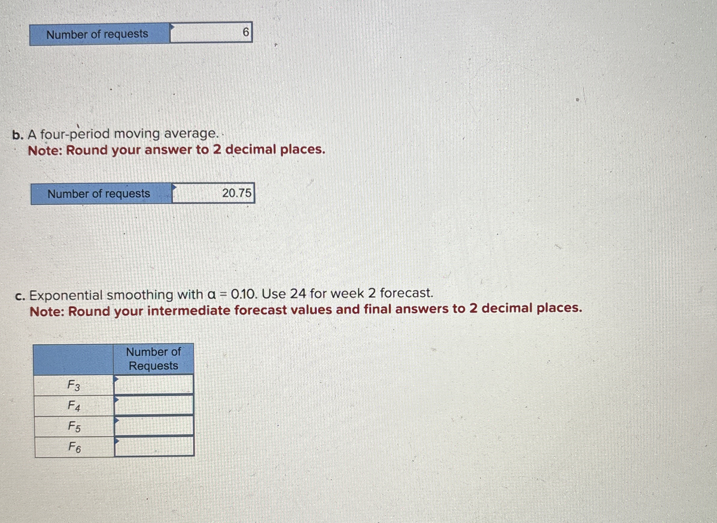  An electrical contractor's records during the last five weeks indicate the