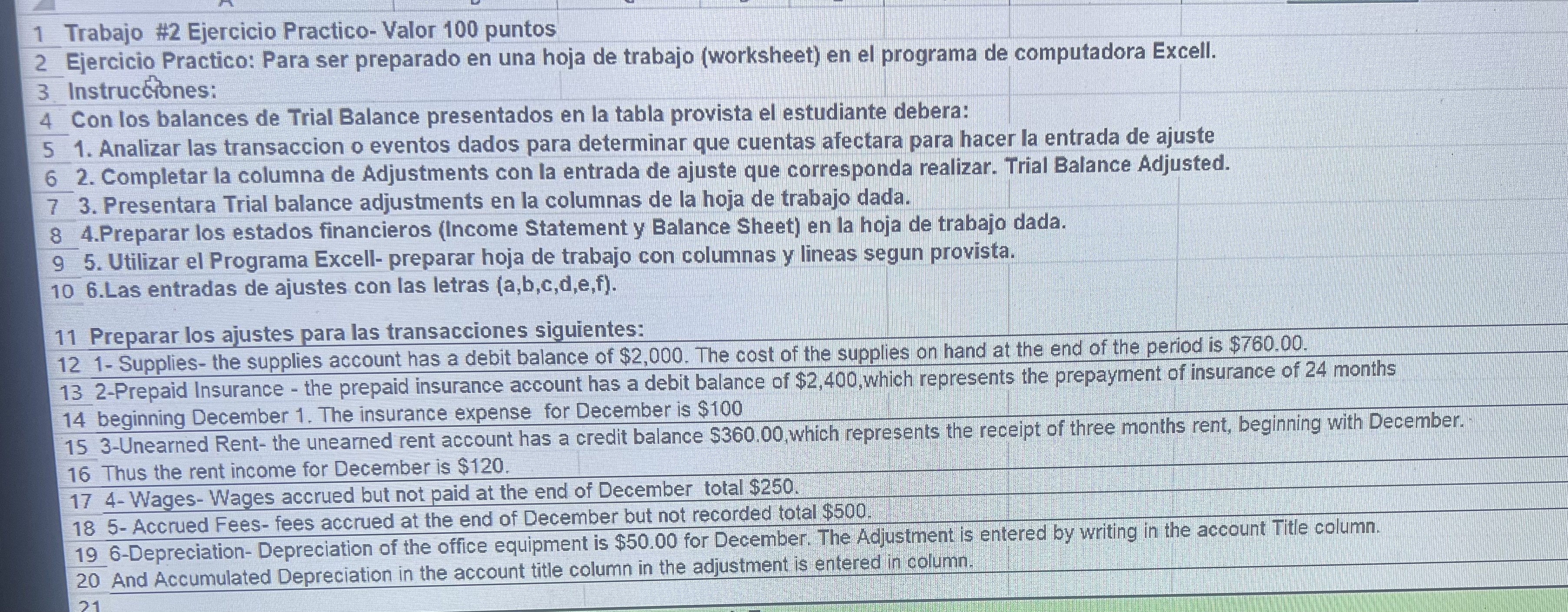  1 Trabajo #2 Ejercicio Practico- Valor 100 puntos 2 Ejercicio Practico: