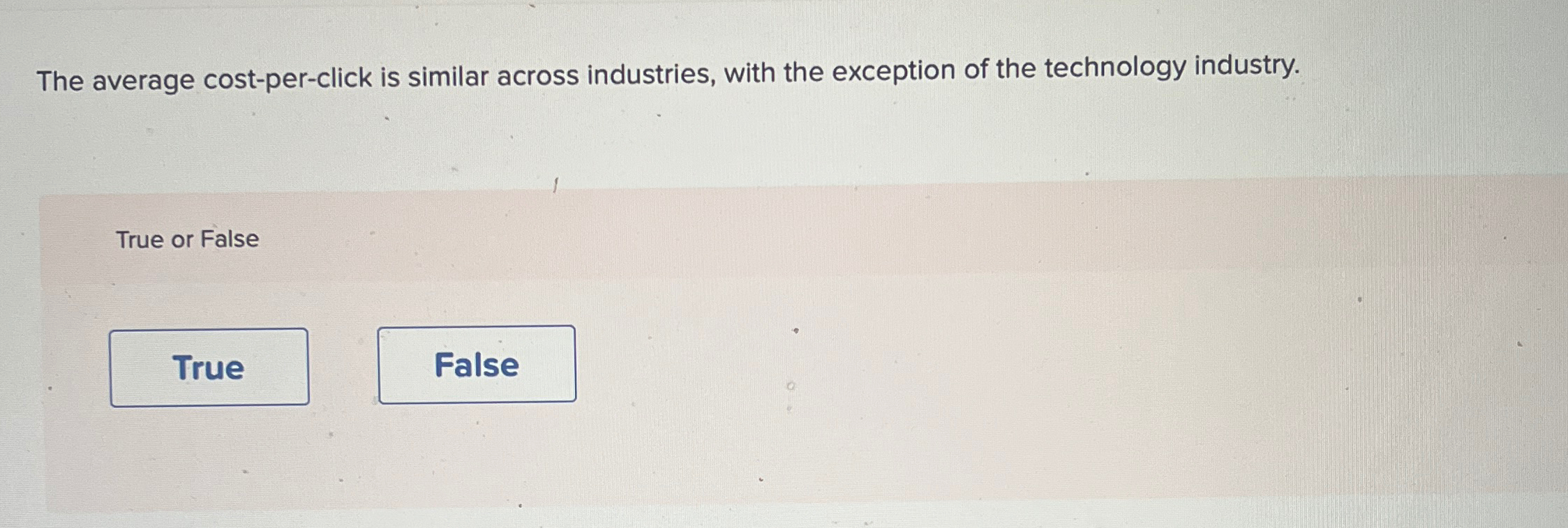  The average cost-per-click is similar across industries, with the exception of