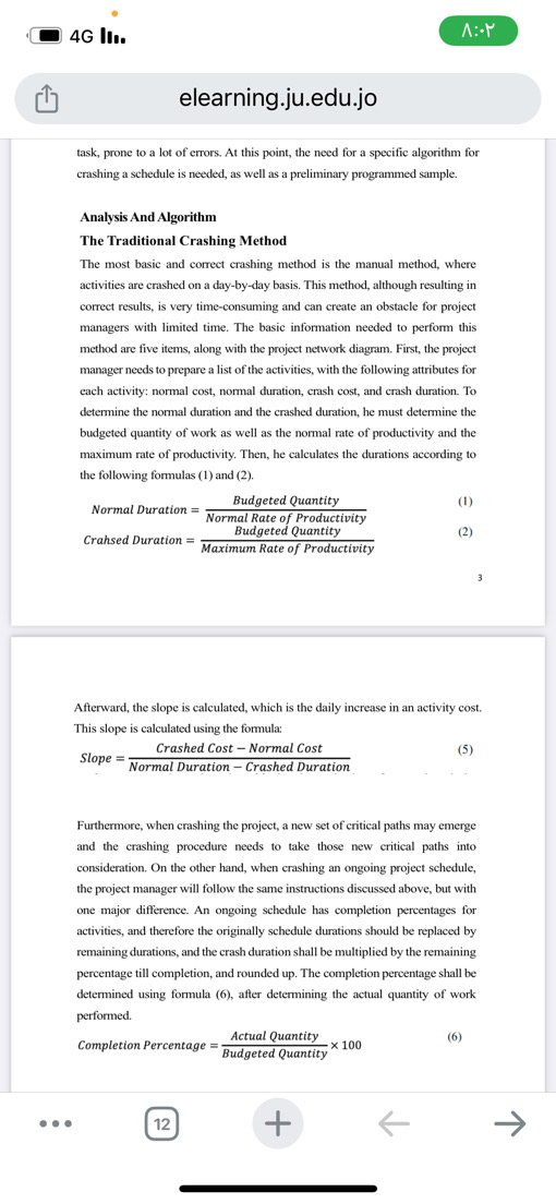  How to solve 4G Il. elearning.ju.edu.jo task, prone to a lot