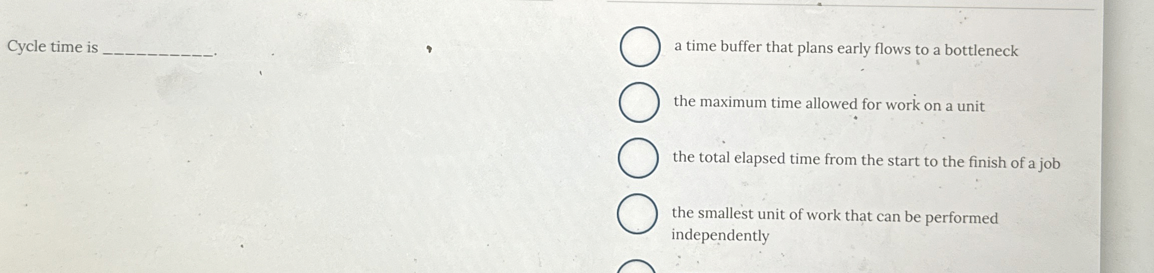  a time buffer that plans early flows to a bottleneck the