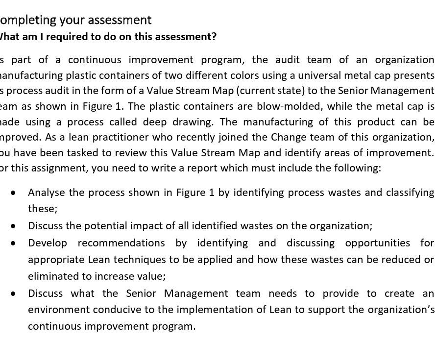  ompleting your assessment hat am I required to do on this