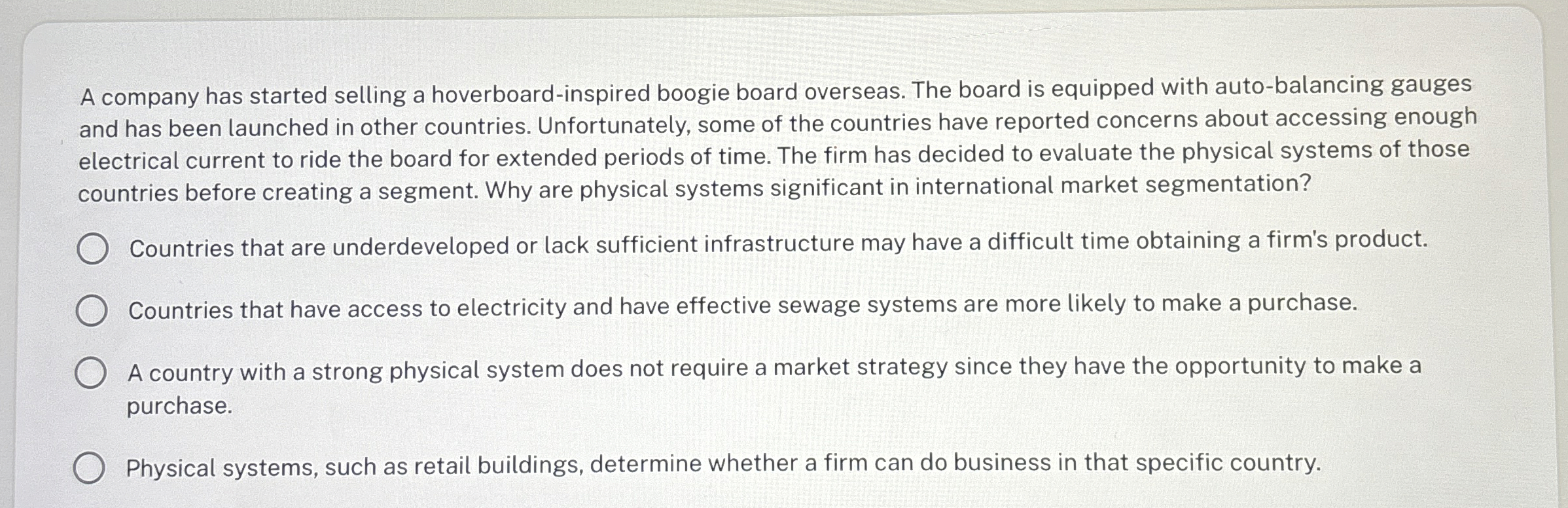  A company has started selling a hoverboard-inspired boogie board overseas. The