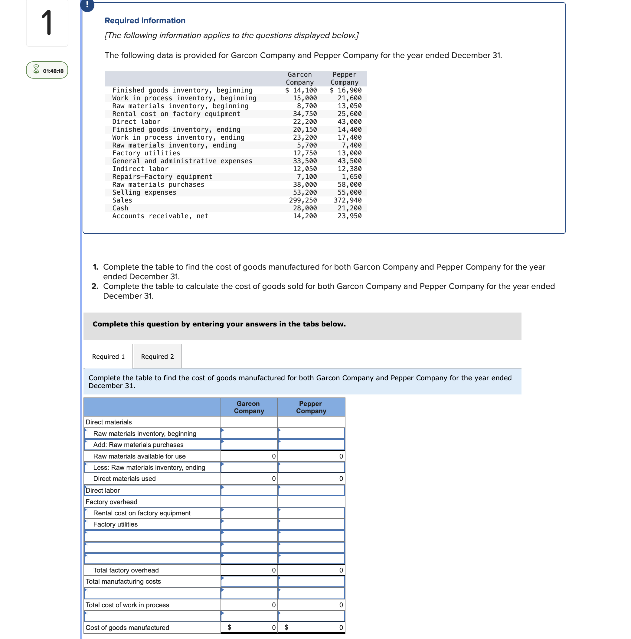  Please help me complete the chart below! 