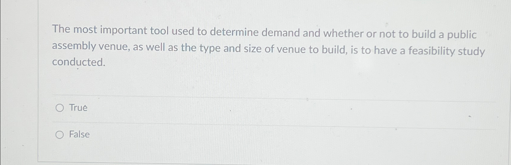  The most important tool used to determine demand and whether or