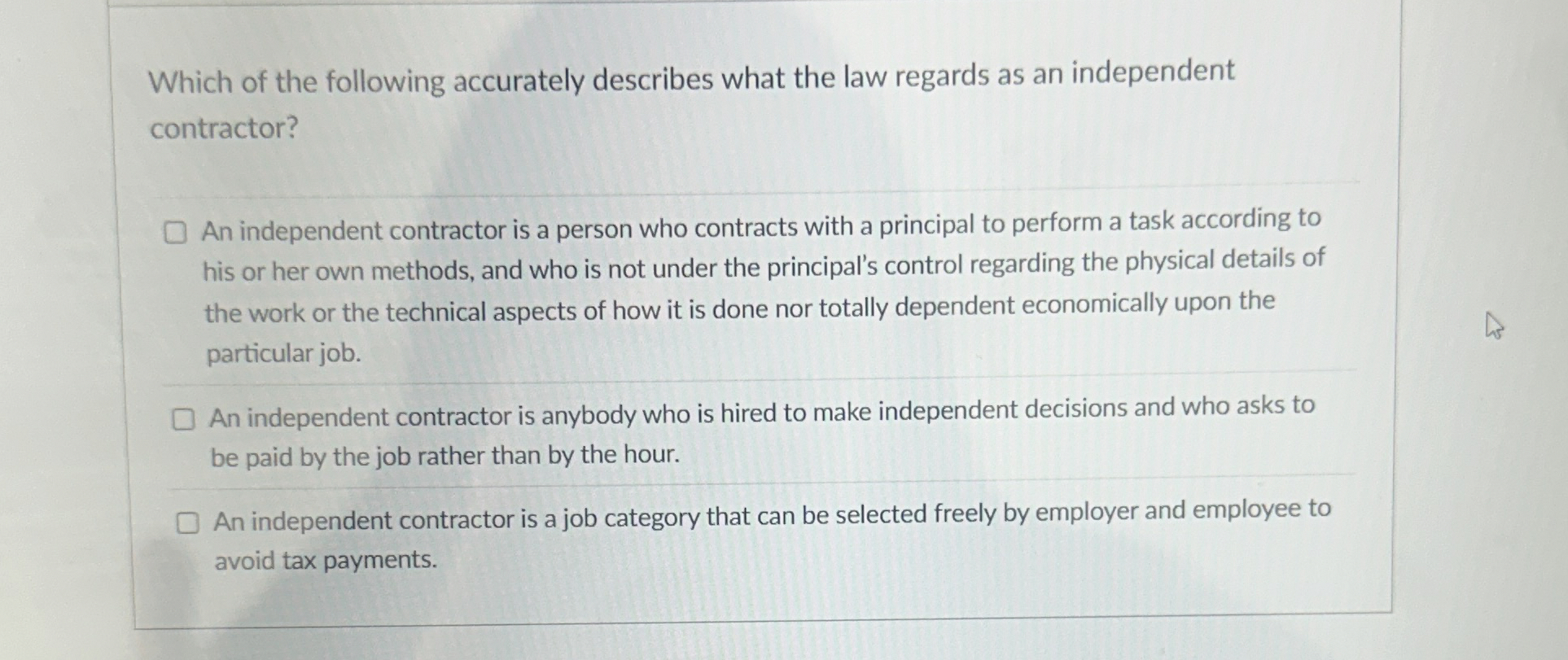  Please identify the five elements of a "hostile work environment" claim.