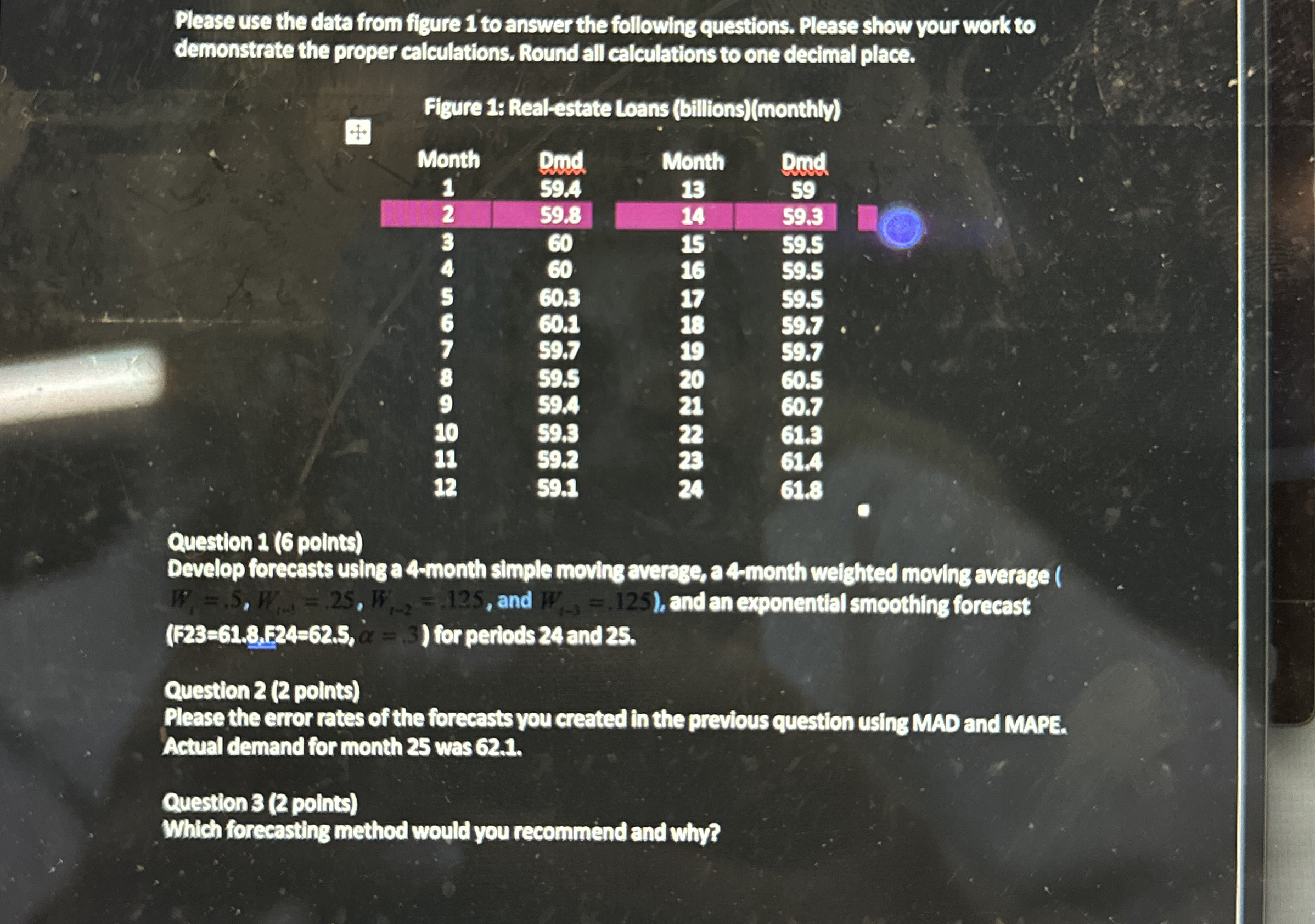  Please use the data from figure 1 to answer the following
