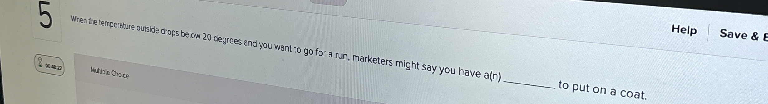  5 When the temperature outside drops below 20 degrees and you