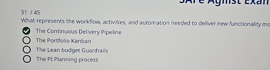 3145 What represents the workflow, activities, and automation needed to deliver