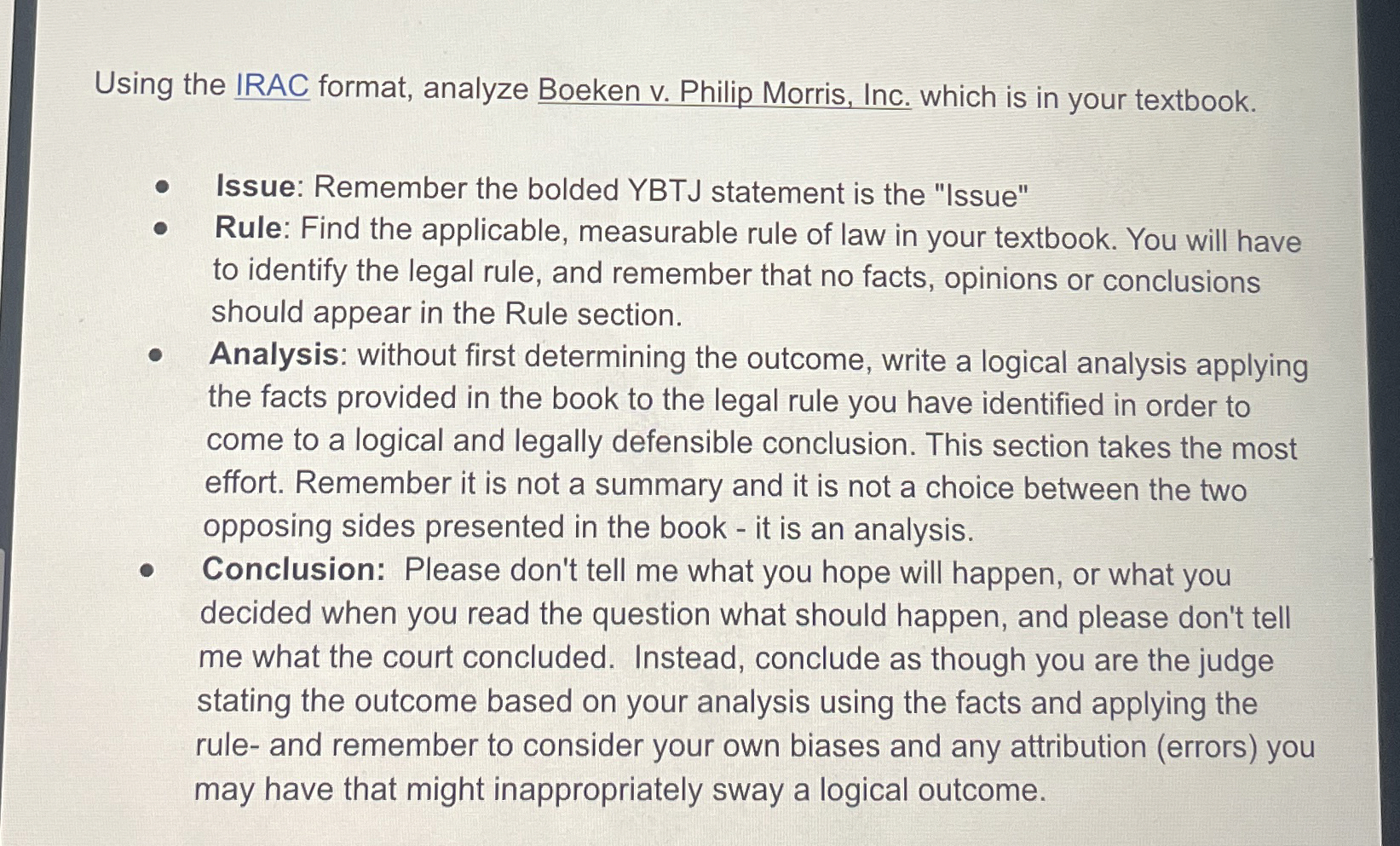  Banck costomer waiting time case Using the IRAC format, analyze Boeken