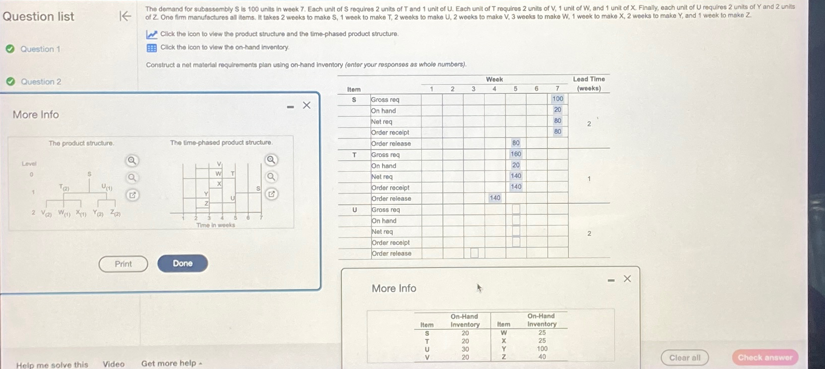  Question list q, Click the icon to view the product structure
