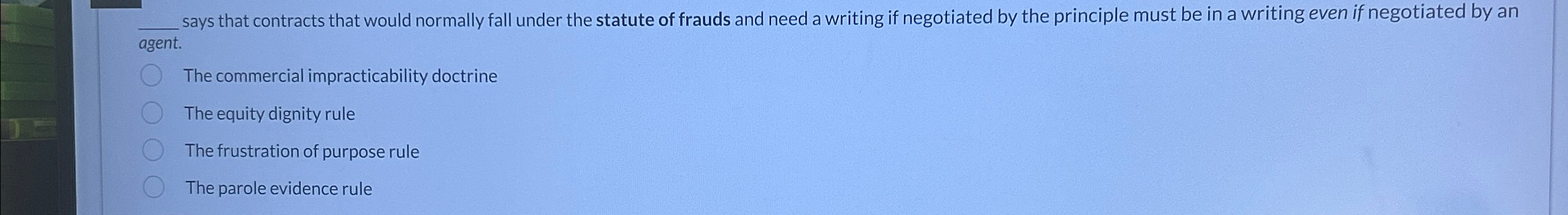  q, says that contracts that would normally fall under the statute