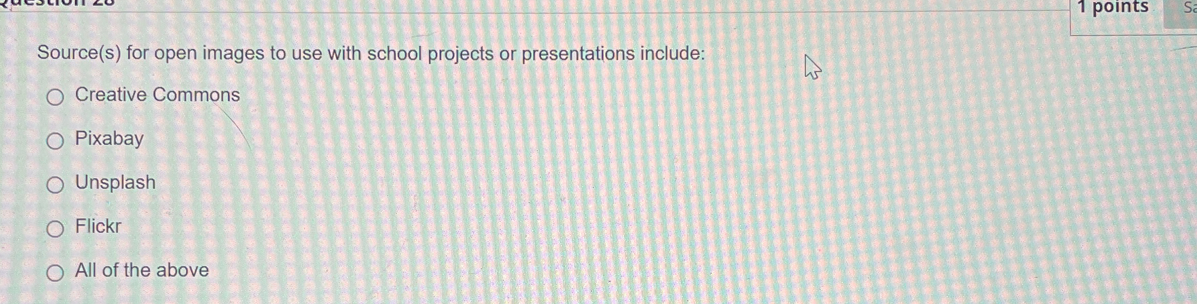  Source(s) for open images to use with school projects or presentations