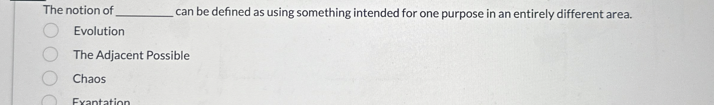  The notion of can be defined as using something intended for