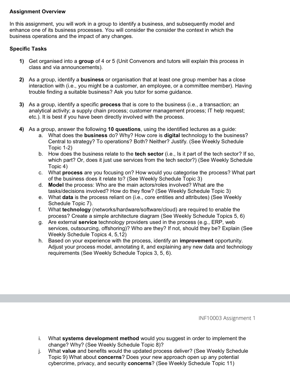  Assignment Overview In this assignment, you will work in a group