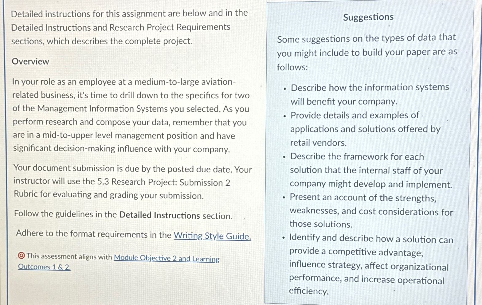 Detailed instructions for this assignment are below and in the Detailed
