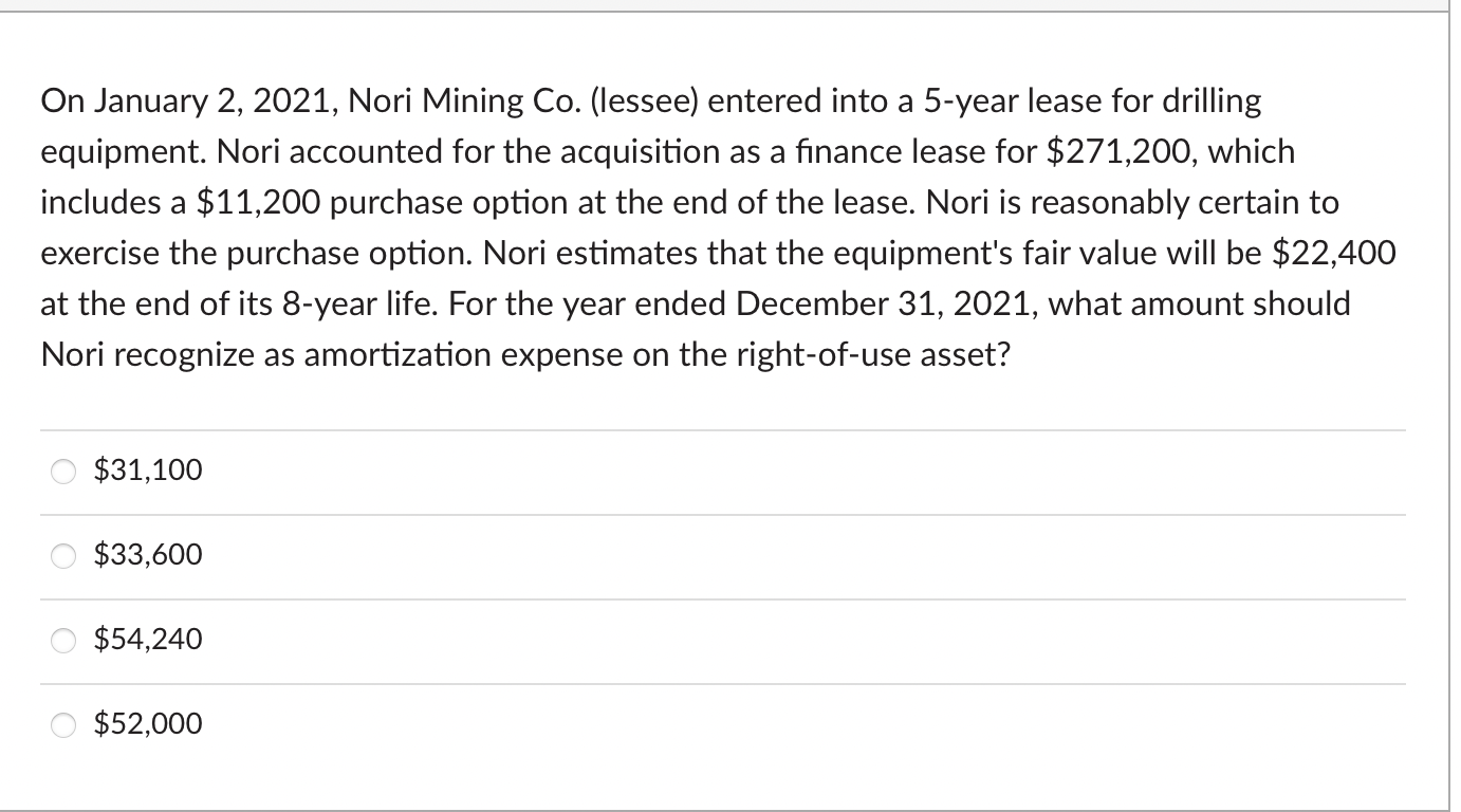Star Company on January 1, 2021. The manufacturing cost of the computers