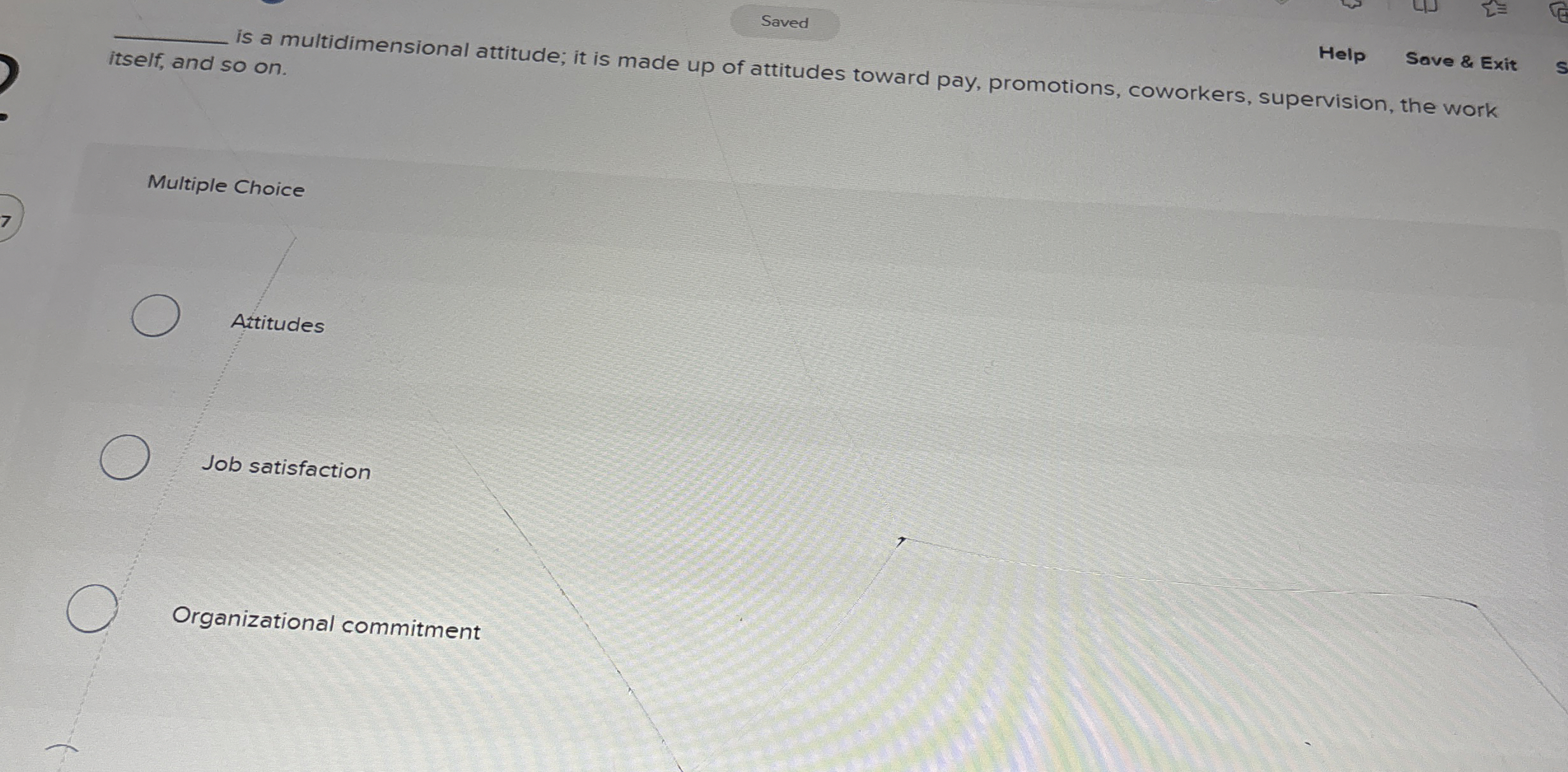  q, itself, and so on. is a multidimensional attitude; it is