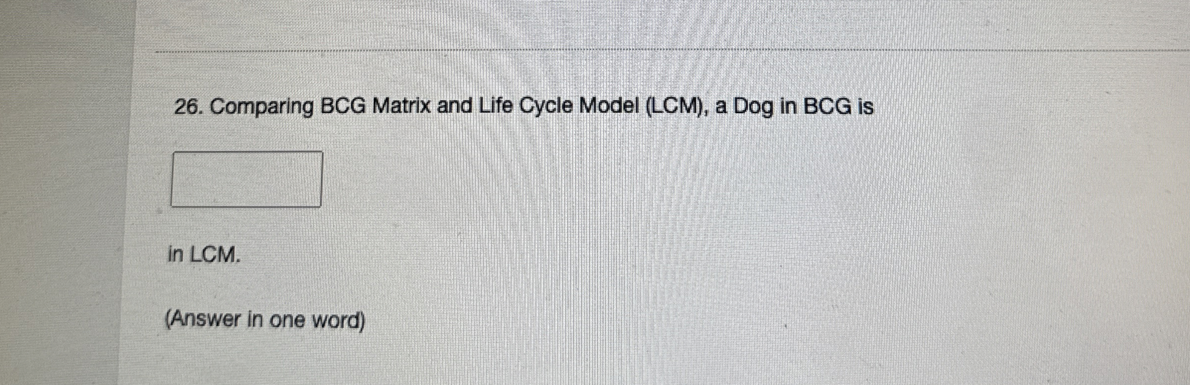  Comparing BCG Matrix and Life Cycle Model (LCM), a Dog in