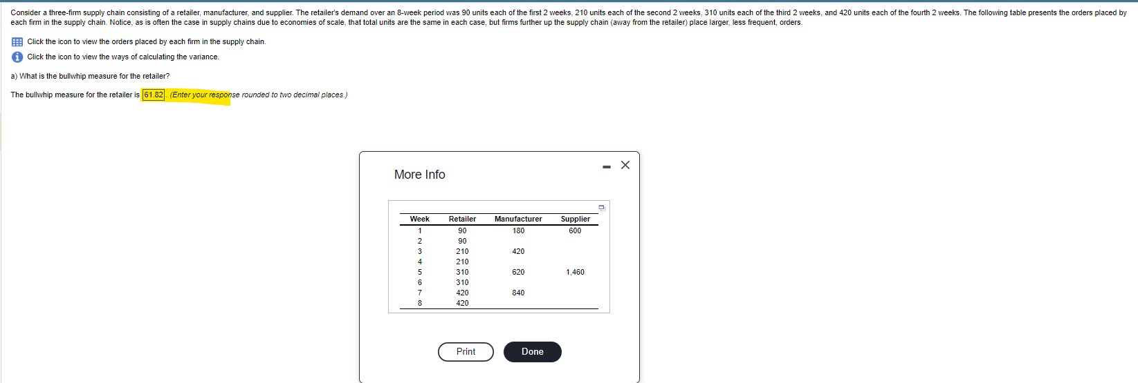  Click the icon to view the orders placed by each firm