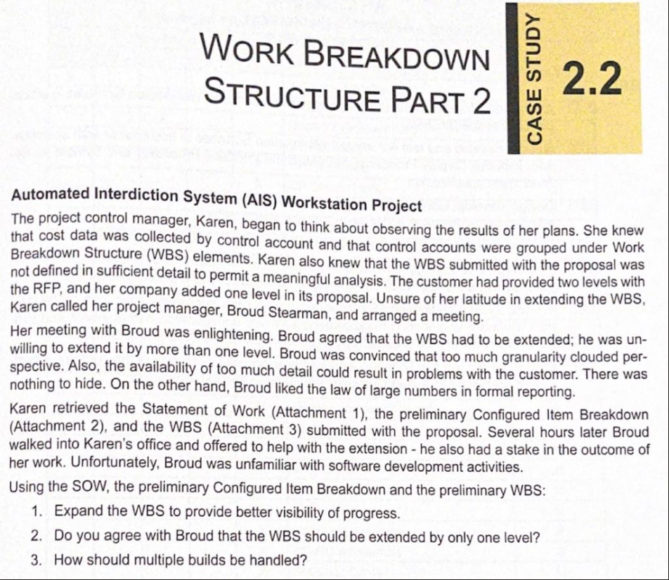  I need help with question 3 Automated Interdiction System (AIS) Workstation