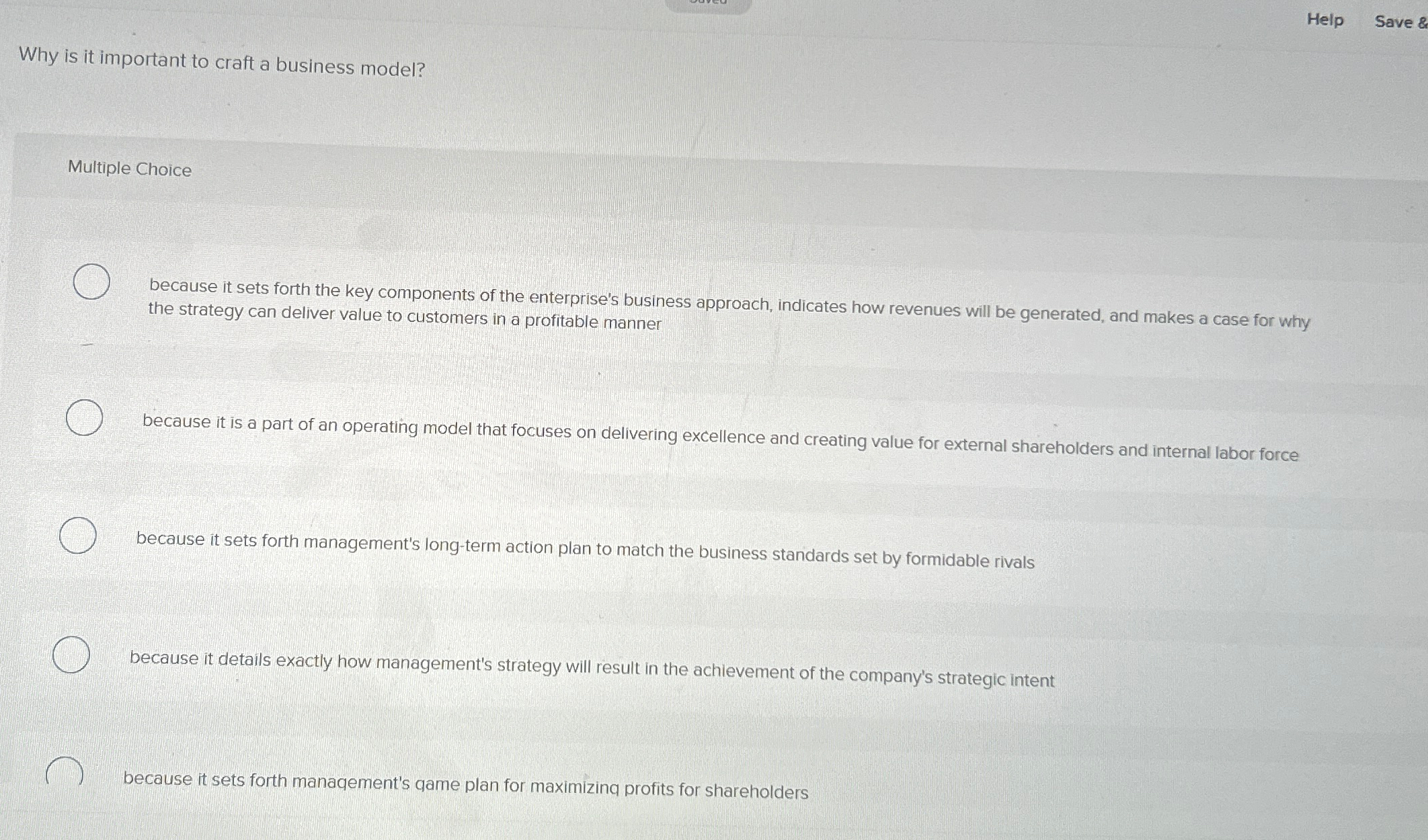  Help Save & Why is it important to craft a business