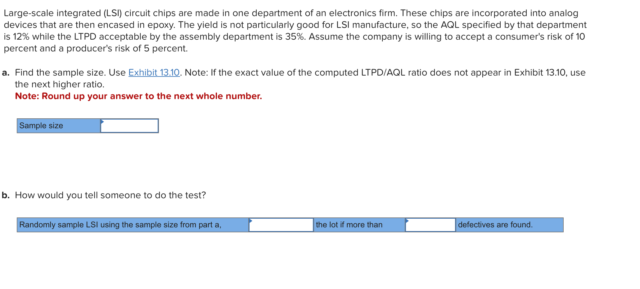  Large-scale integrated (LSI) circuit chips are made in one department of