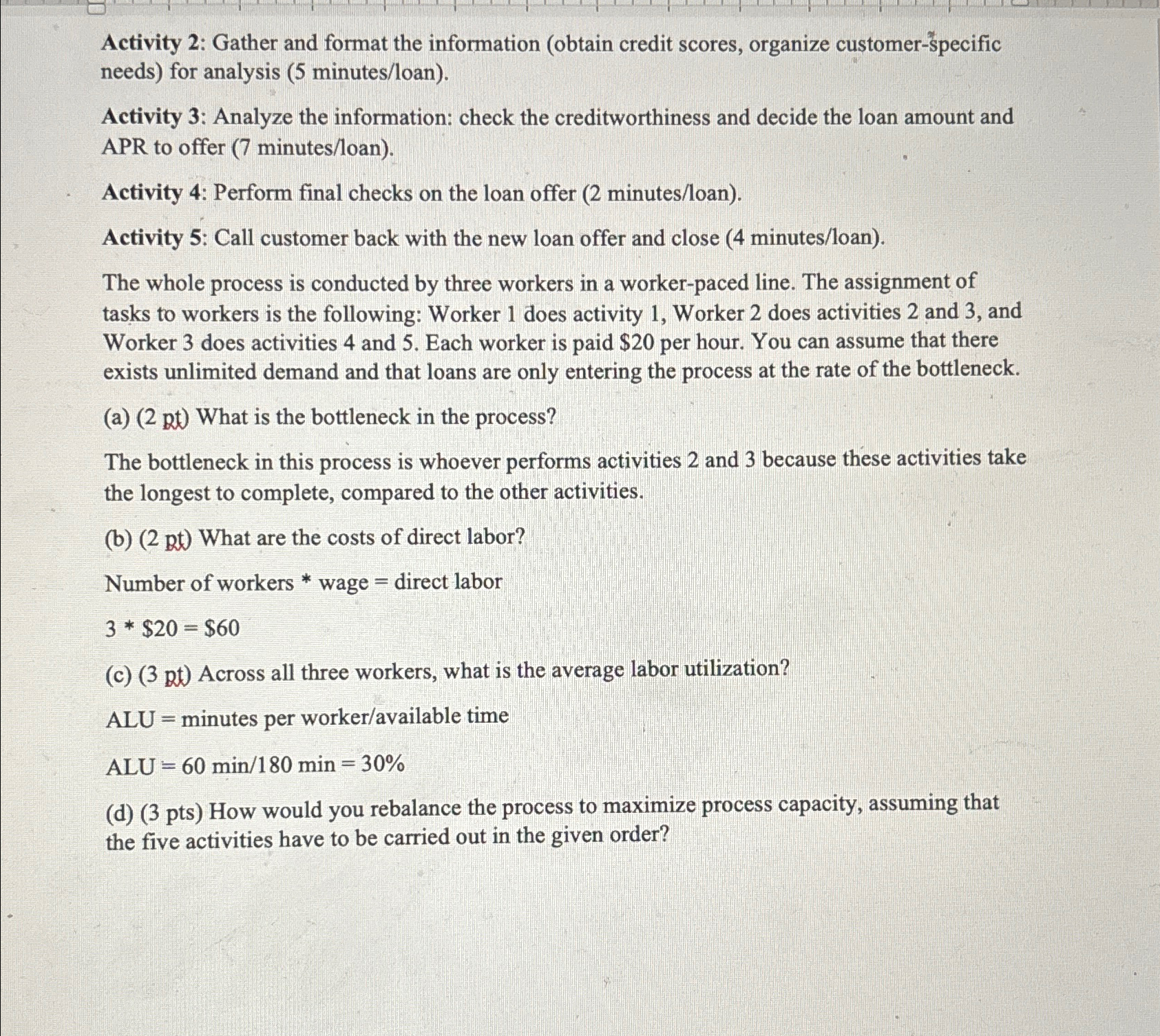  Activity 2: Gather and format the information (obtain credit scores, organize