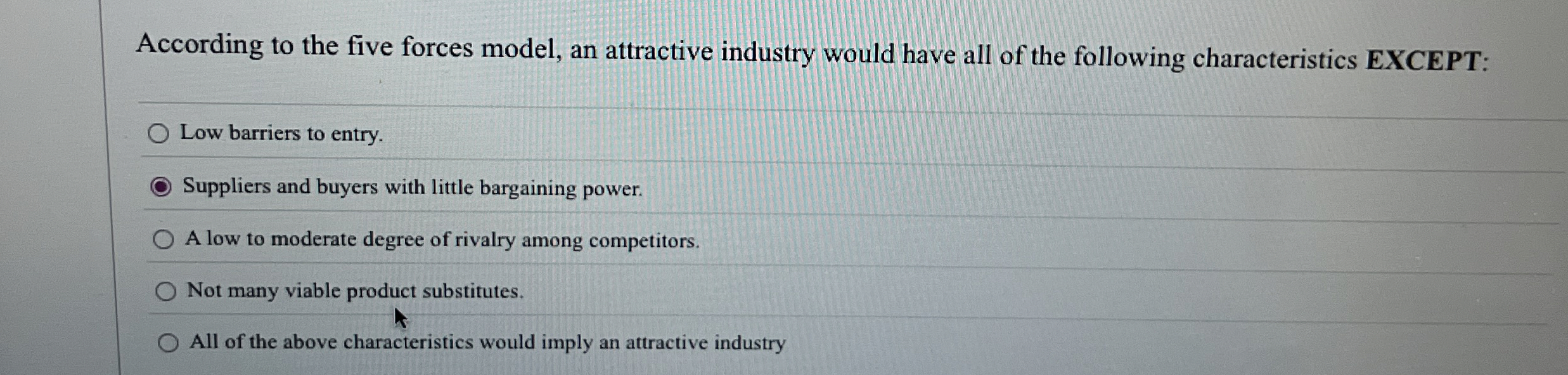  When evaluating barriers to entry, what does the phrase "capital requirements"