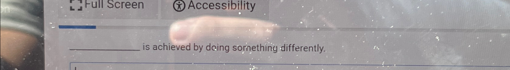  is achieved by doing sornething differently. 