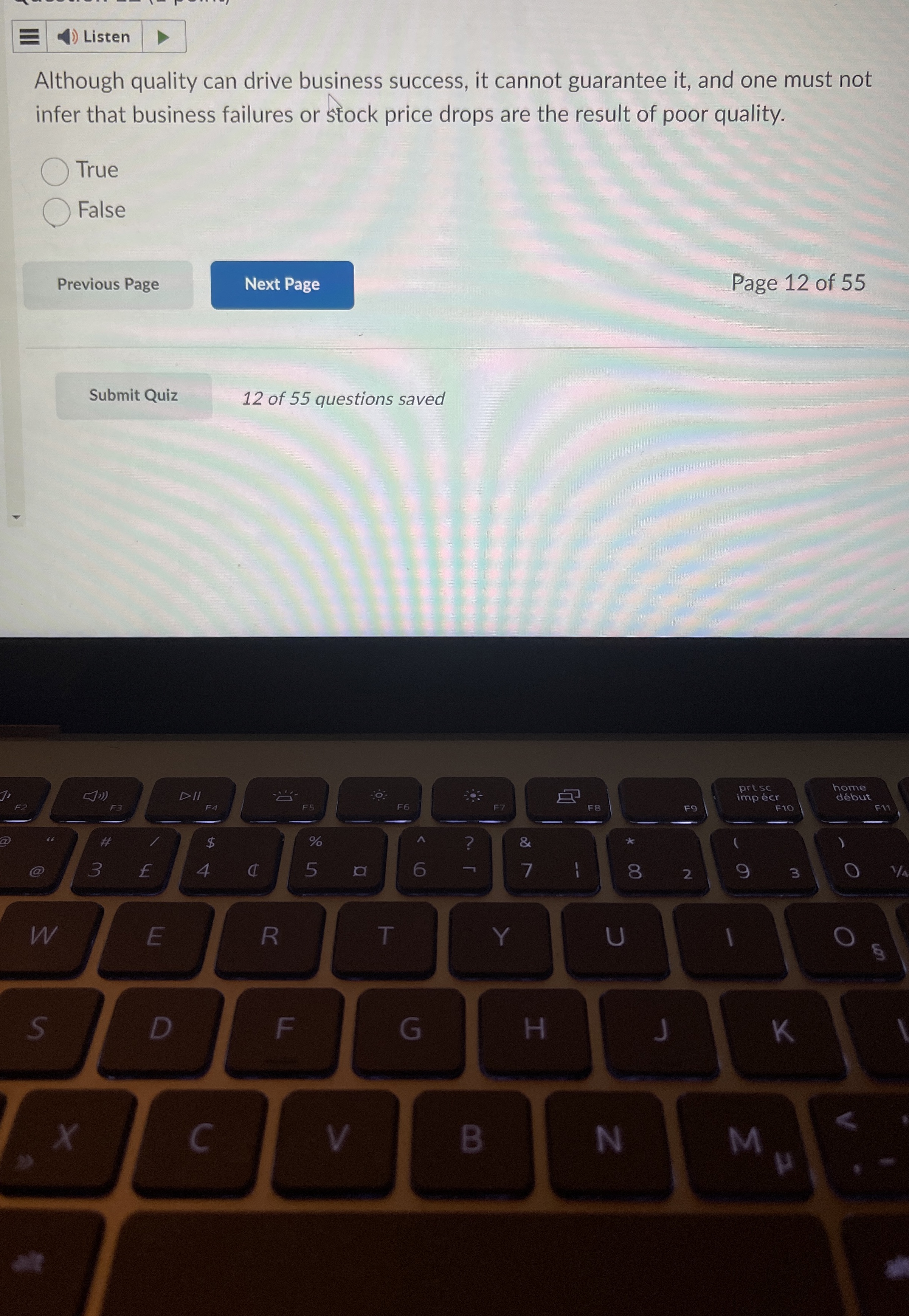  Although quality can drive business success, it cannot guarantee it, and