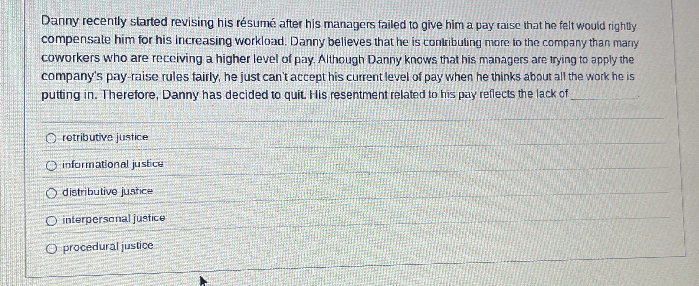  Danny recently started revising his rsum after his managers failed to