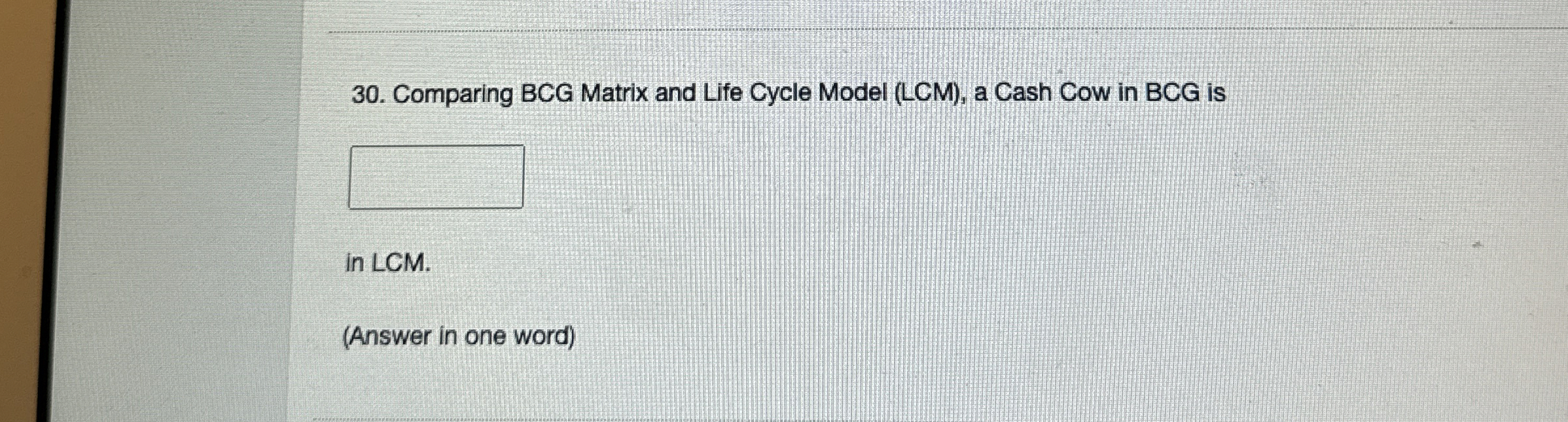  Comparing BCG Matrix and Life Cycle Model (LCM), a Cash Cow