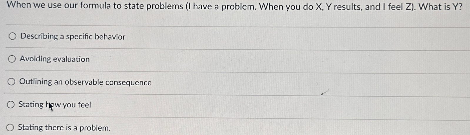  When we use our formula to state problems (I have a