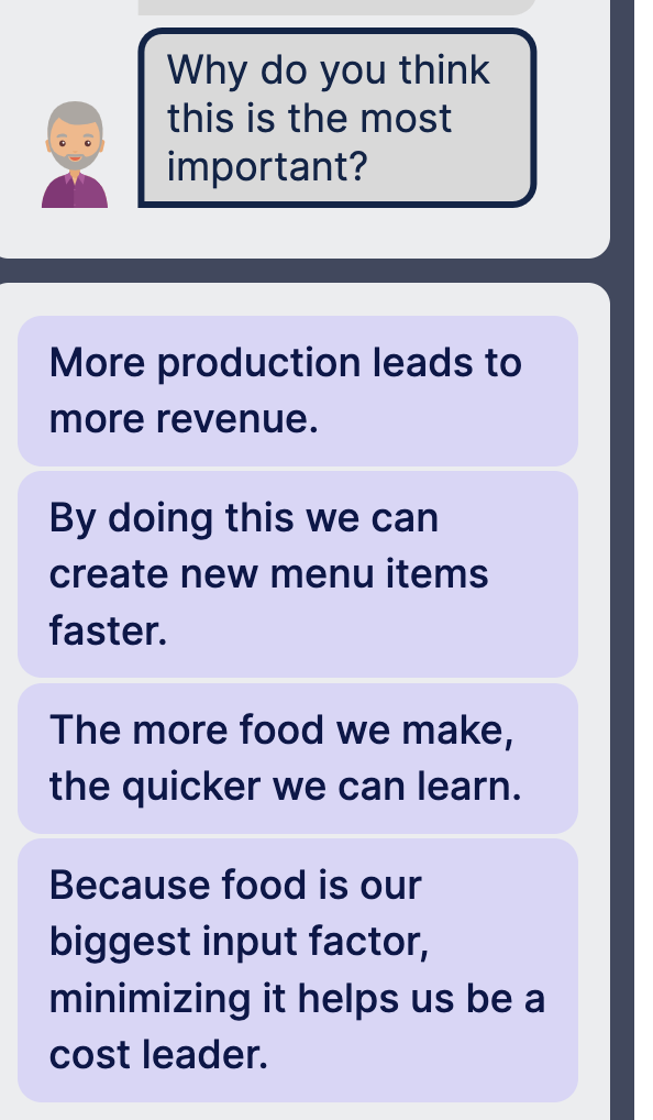  Why do you think this is the most important? More production