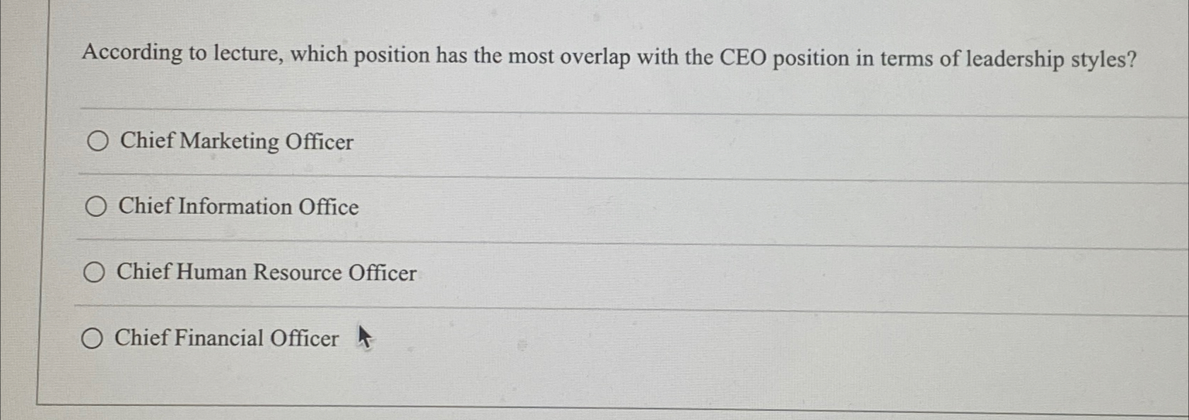  According to lecture, which position has the most overlap with the