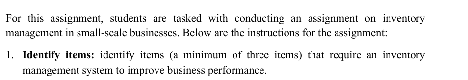  For this assignment, students are tasked with conducting an assignment on