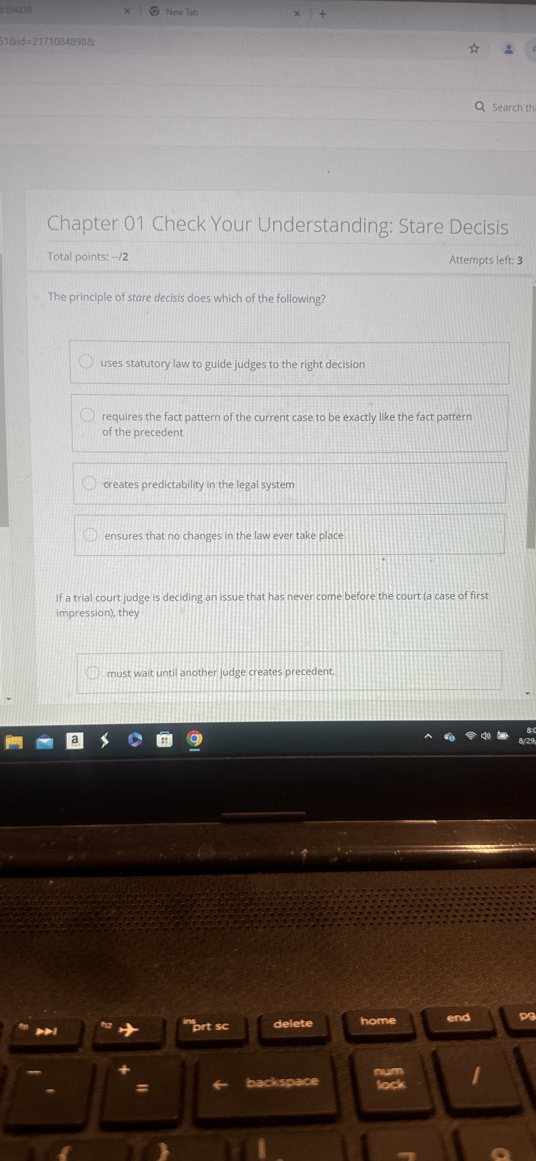  518kid=21710848988 Search th Chapter 01 Check Your Understanding: Stare Decisis Total