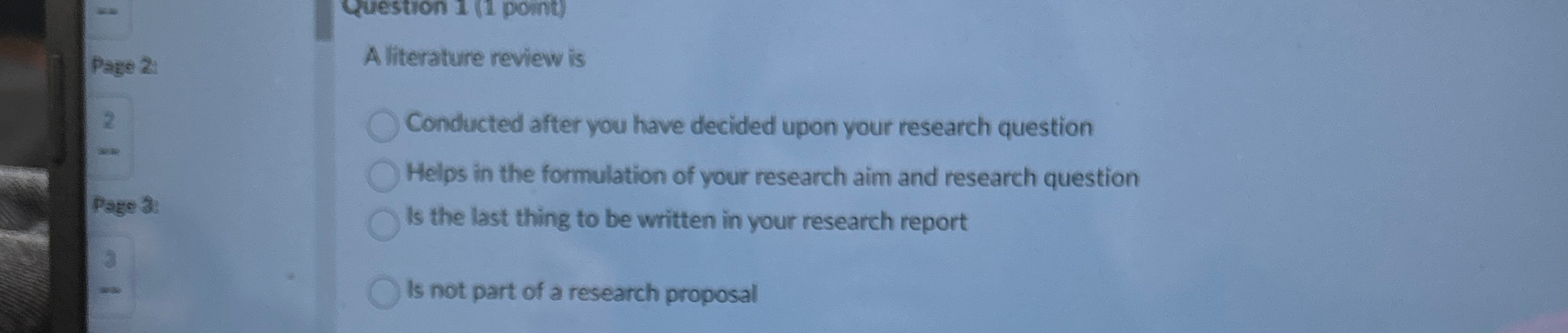  Page 2 2 Page 3. c3 - A literature review is