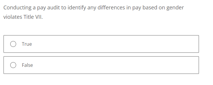  Conducting a pay audit to identify any differences in pay based