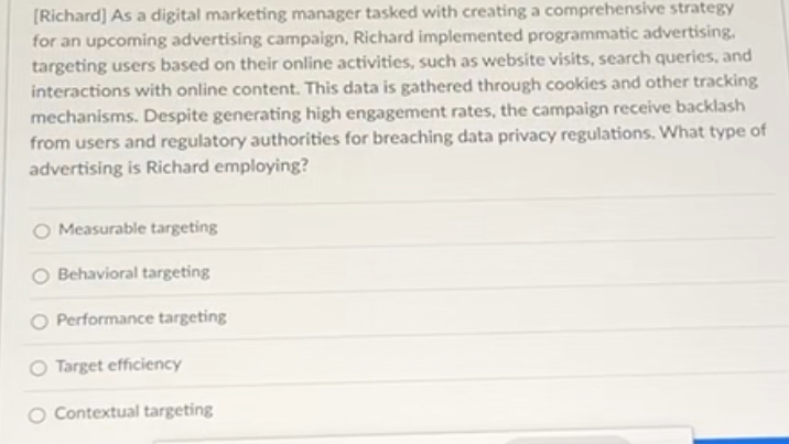  [Richard] As a digital marketing manager tasked with creating a comprehensive