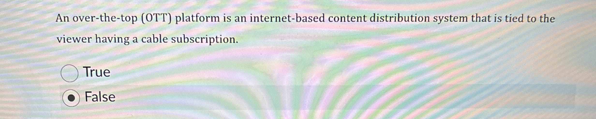  An over-the-top (OTT) platform is an internet-based content distribution system that