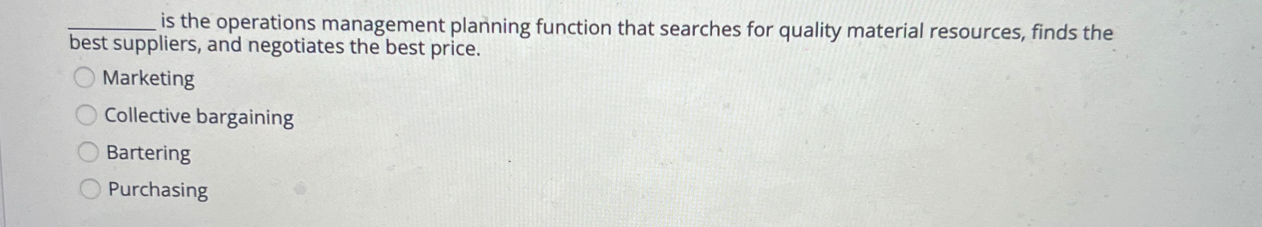  q, is the operations management planning function that searches for quality
