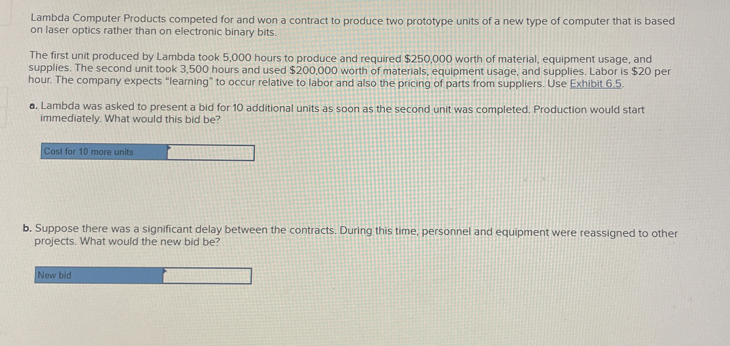  Lambda Computer Products competed for and won a contract to produce