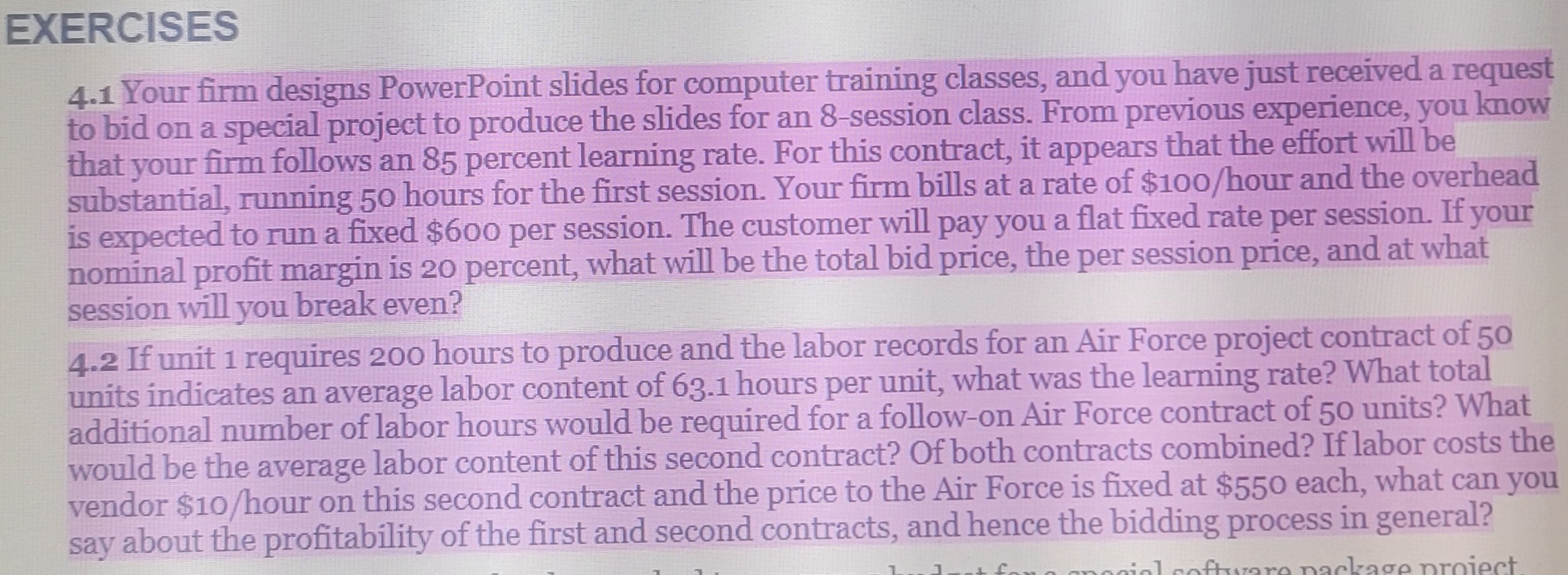  please kindly use excel to solve these two questions and provide