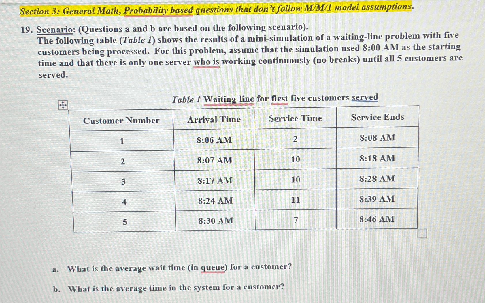  Section 3: General Math, Probability based questions that don't follow MM?1